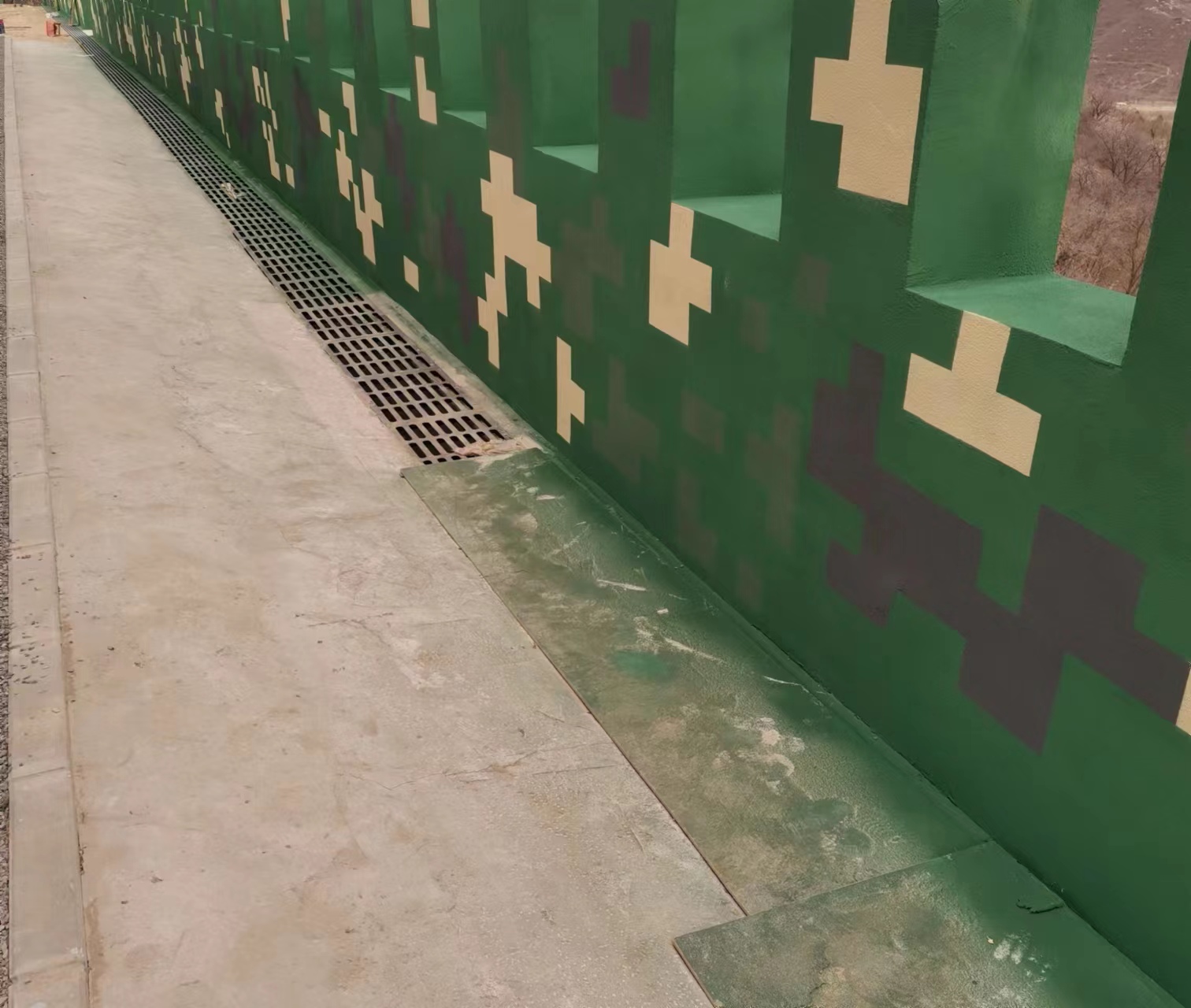 门头沟围墙迷彩喷涂,数迷彩漆